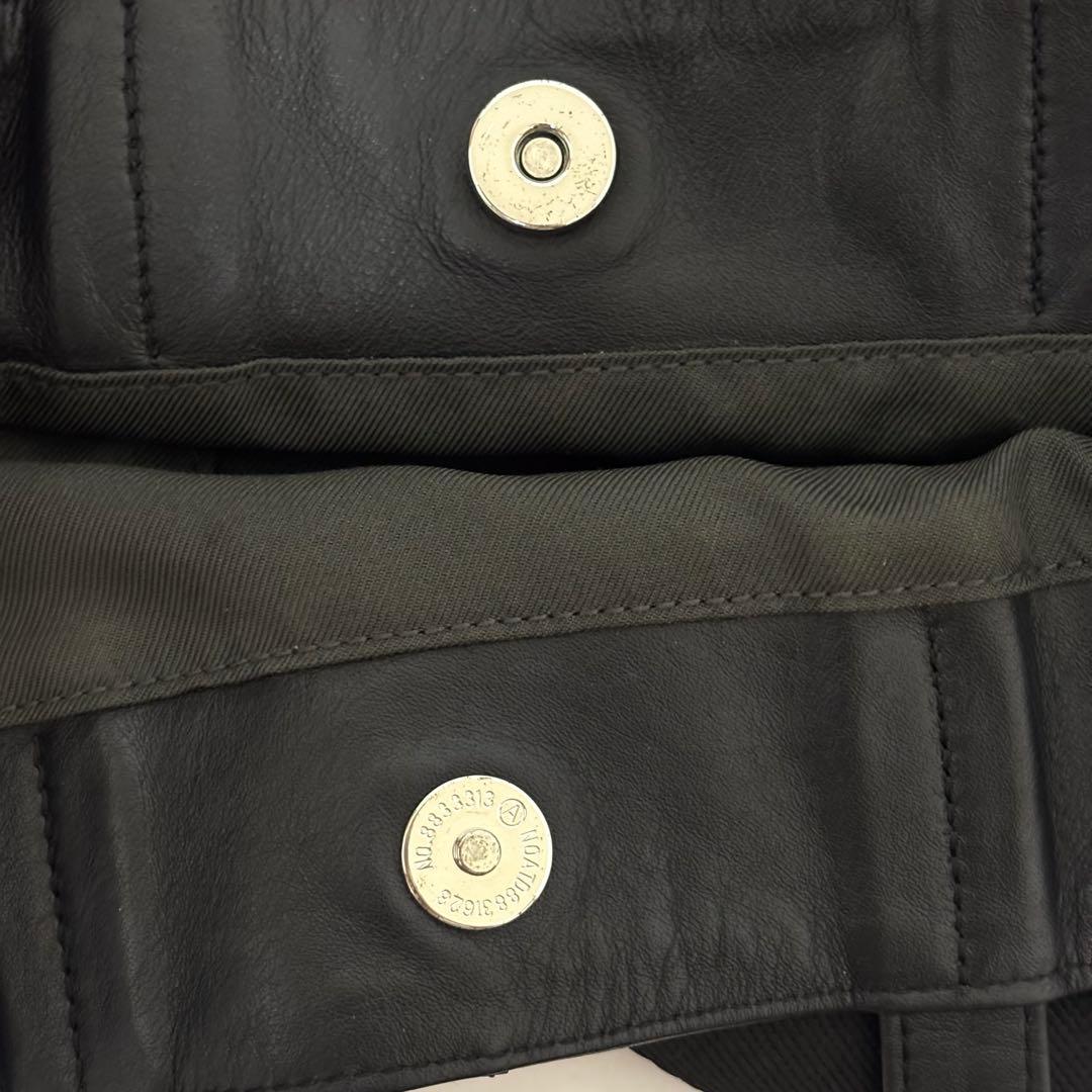 ear PAPILLONNER ワイドテープ トートバッグ L 黒