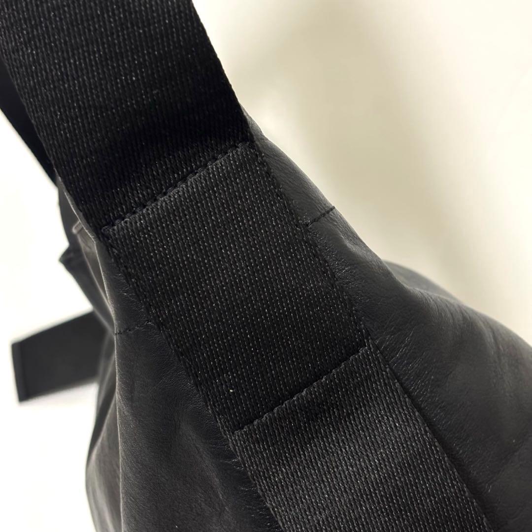 ear PAPILLONNER ワイドテープ トートバッグ L 黒