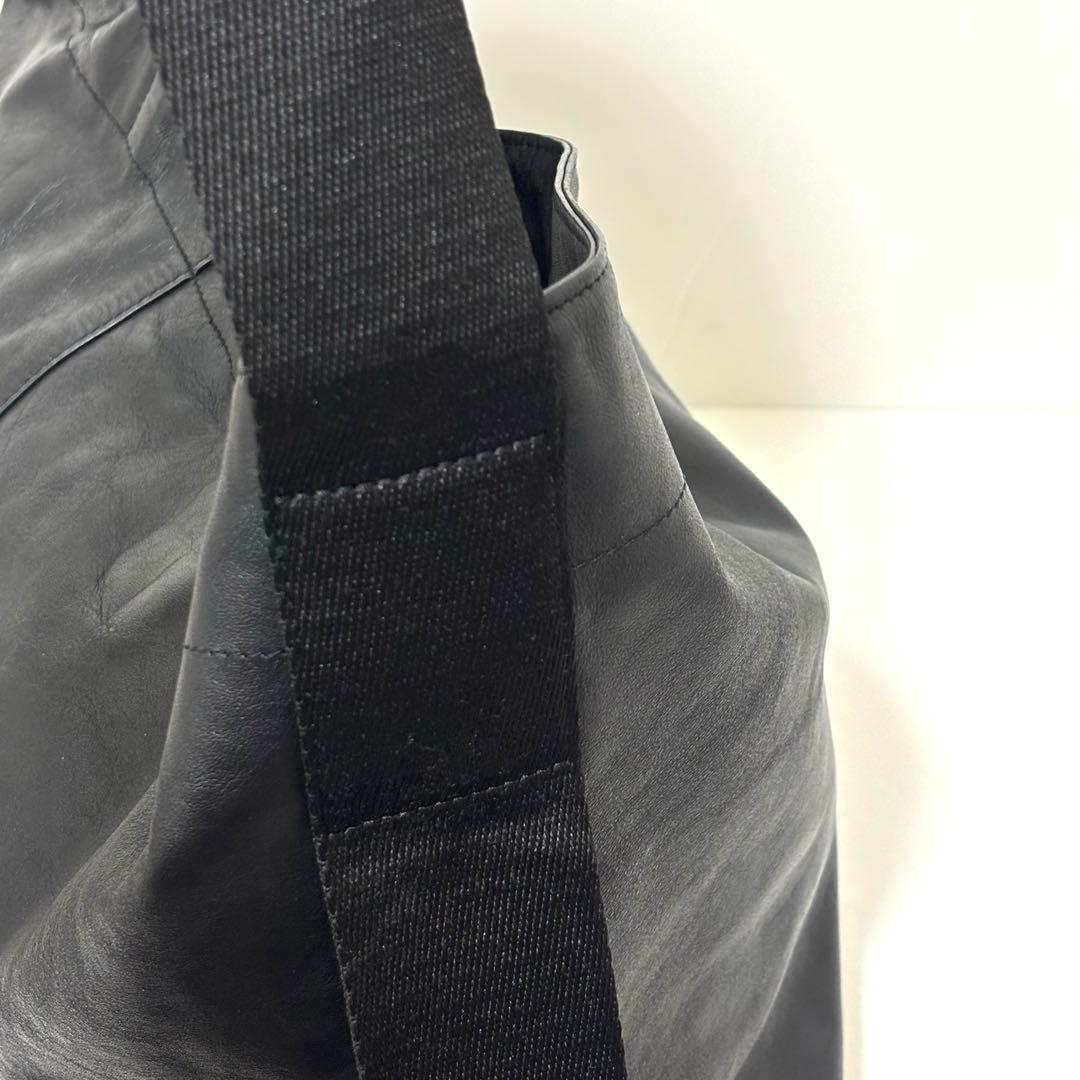 ear PAPILLONNER ワイドテープ トートバッグ L 黒