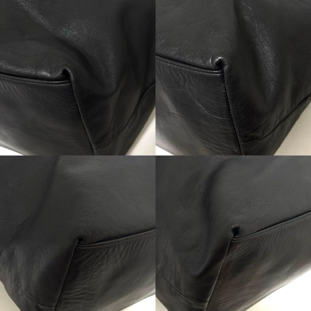 ear PAPILLONNER ワイドテープ トートバッグ L 黒