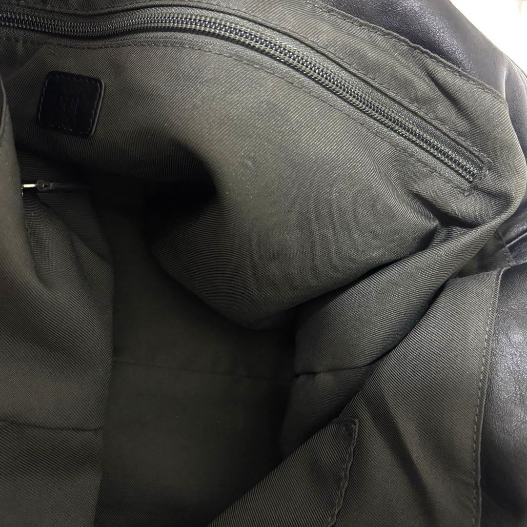 ear PAPILLONNER ワイドテープ トートバッグ L 黒