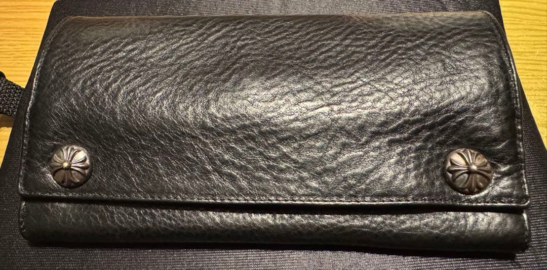 未使用品　クロムハーツ グリーシーロングウォレット