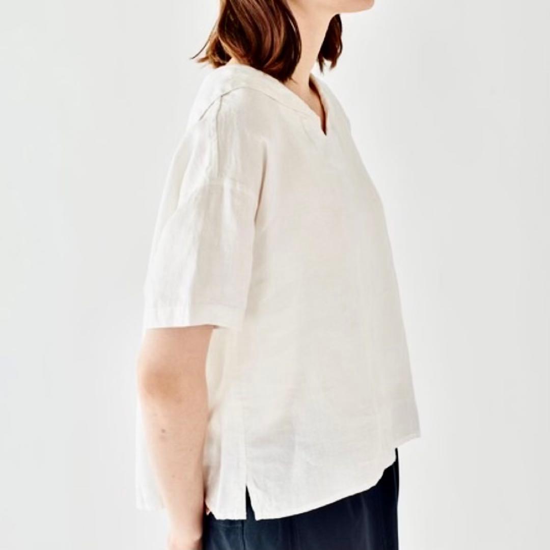 【新品タグ付き】ORCIVAL リネン 半袖セーラーシャツ