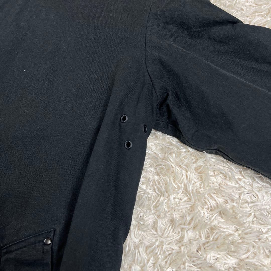 RRL ダブルアールエル 三ツ星 ステンカラーコート ブラック XS 90s