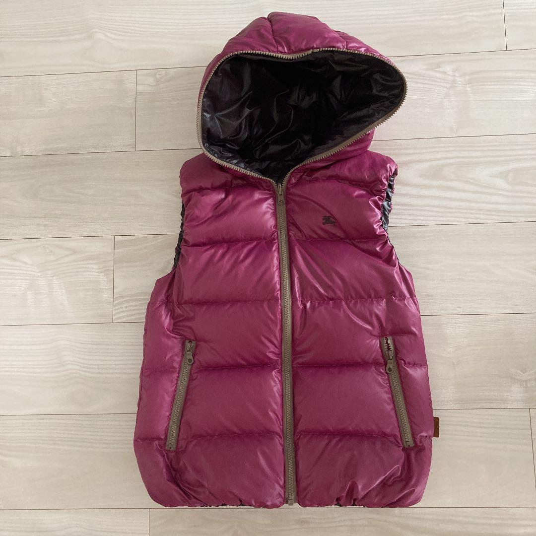 バーバリーブルーレーベルダウンベスト　美品