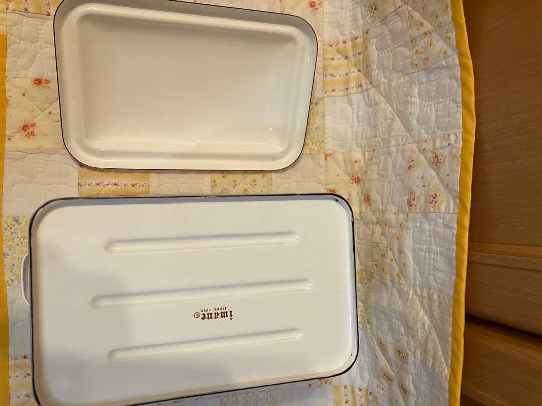 イマン　プリンセスローズ　ボックス缶　ホーロー