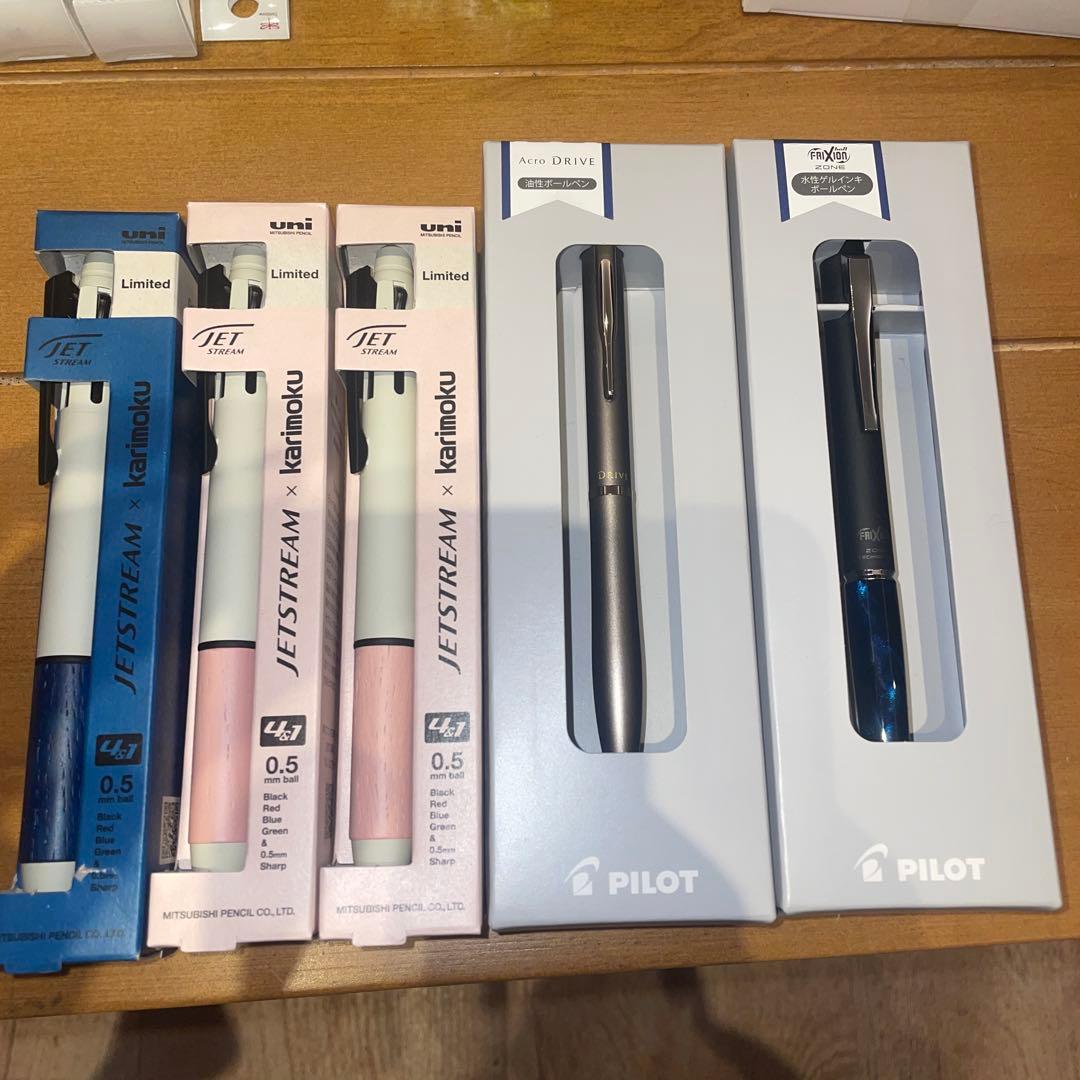 JETSTREAM & PILOT D1 ボールペンセット カリモク