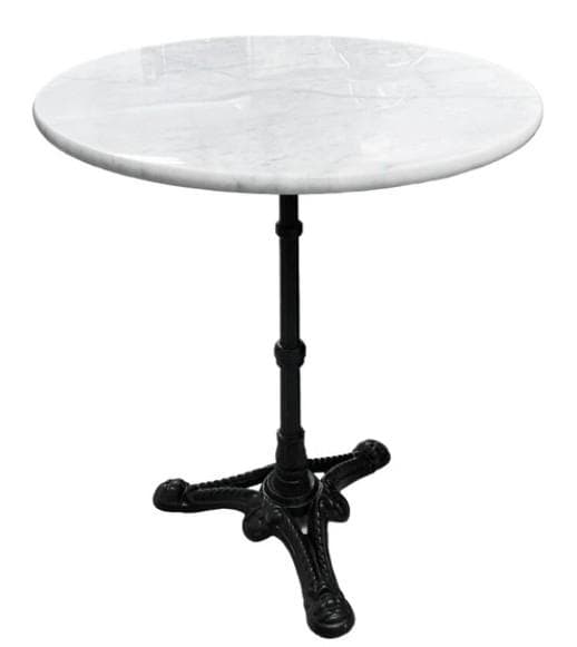 テーブル 大理石天板 白 クラシック アイアン アンティーク風 66504TL