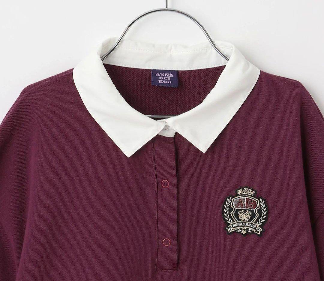 【新品未使用】アナスイミニ　チェックレイヤード風ワンピース【160】