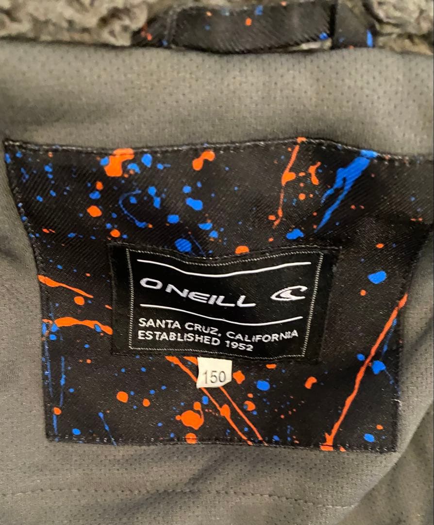 子供用(小学高学年〜)スキーウェア 黒 青 オレンジ スプラッター