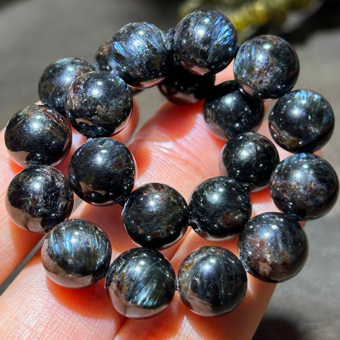 ★高級品質！福徳弁天宝珠③！希少！ブルー　ヌーマイト ブレス