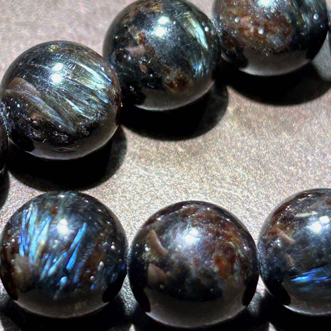 ★高級品質！福徳弁天宝珠③！希少！ブルー　ヌーマイト ブレス