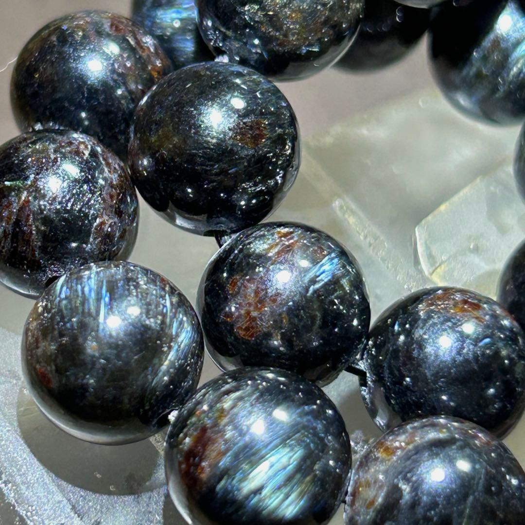 ★高級品質！福徳弁天宝珠③！希少！ブルー　ヌーマイト ブレス