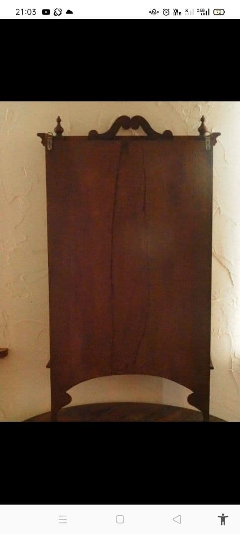 フランス　アンティーク　家具　ウォールキャビネット　キャビネット　棚　ブロカント