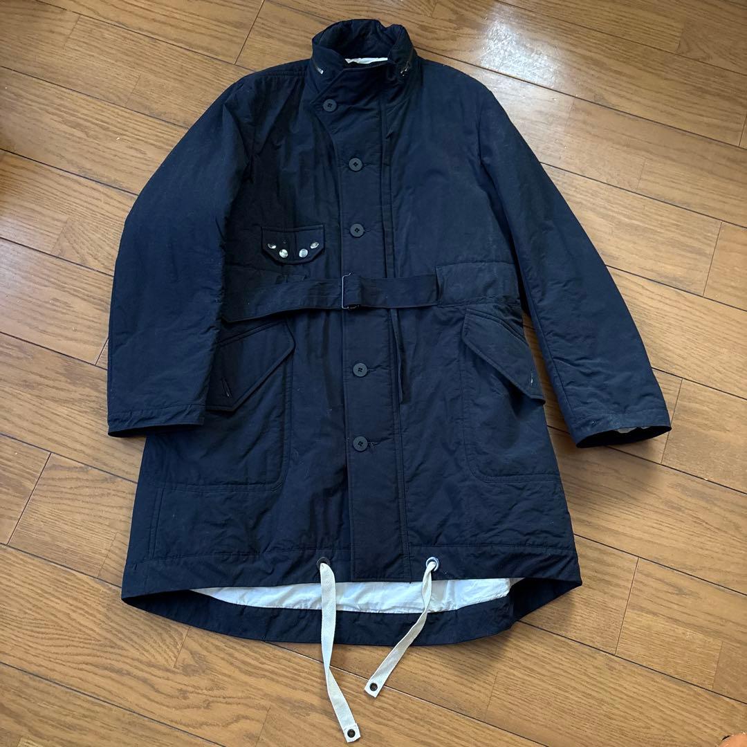 KLASICA ステンカラーコート ネイビー