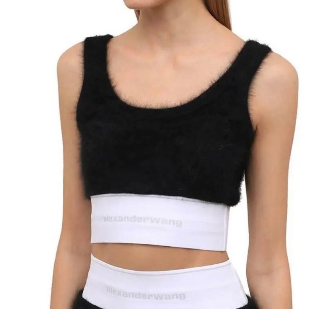 alexanderwang モヘアブラトップ ロゴ