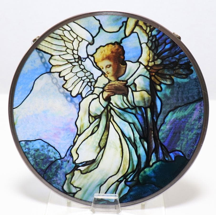 ティファニー ルーテル教会 ヴィンテージ ステンドグラス 祈りの天使 トロント