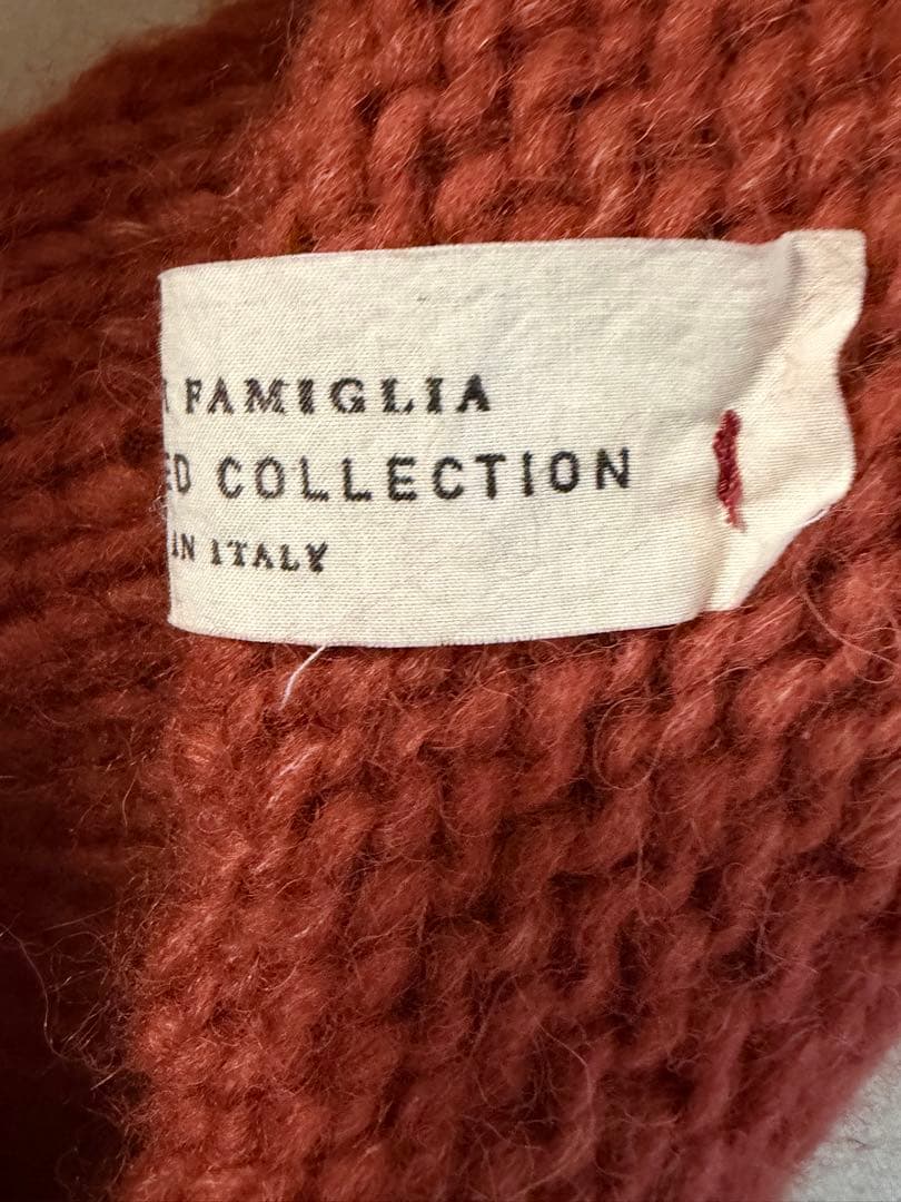 アルバムディファミリア　HAND KNITTED SCARF