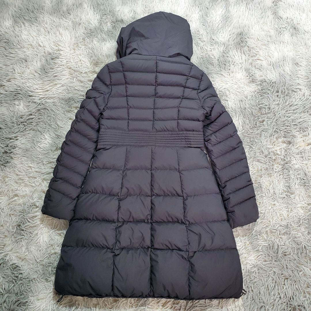 ✨タトラス✨LTA-4216 ダウンコート Aライン ボリュームネック 黒 01