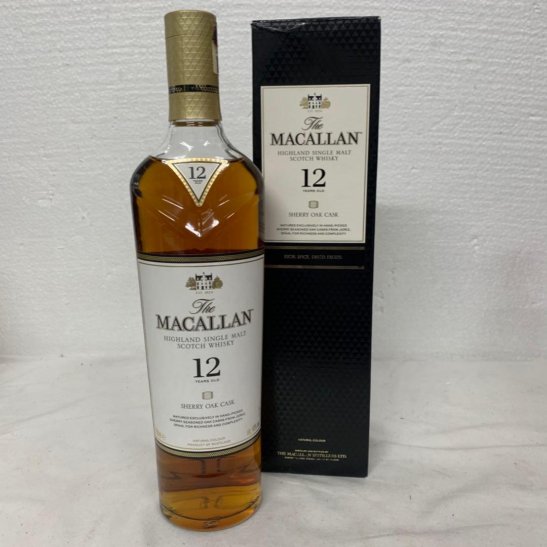 マッカラン12年シェリーカスク 700ml 箱付