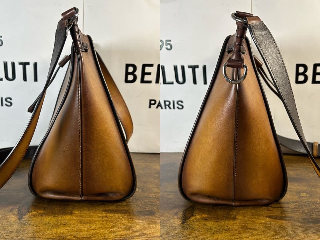 ほぼ新品　特注約50万円　 限定　Berluti ナムソス メッセンジャーバッグ