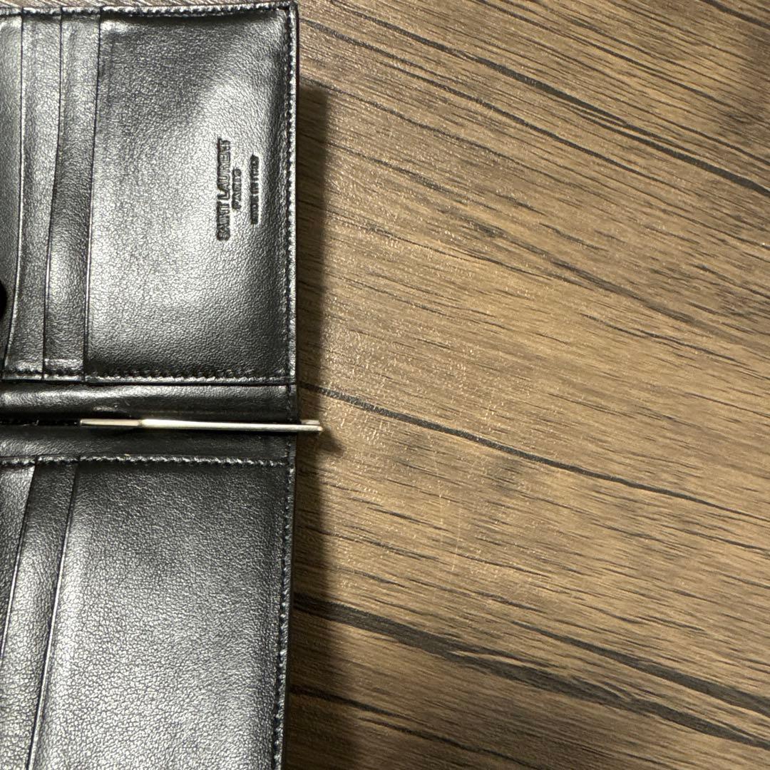 極稀少 SAINT LAURENT ロボット柄 マネークリップ