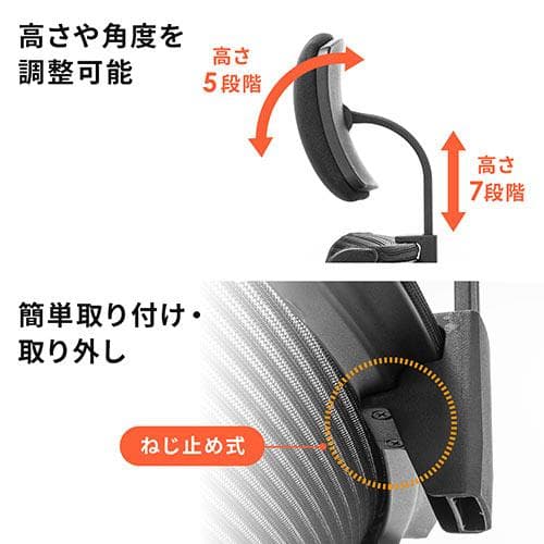 サンワサプライ　サンワダイレクト　メッシュチェア　オフィスチェア　ワークチェア