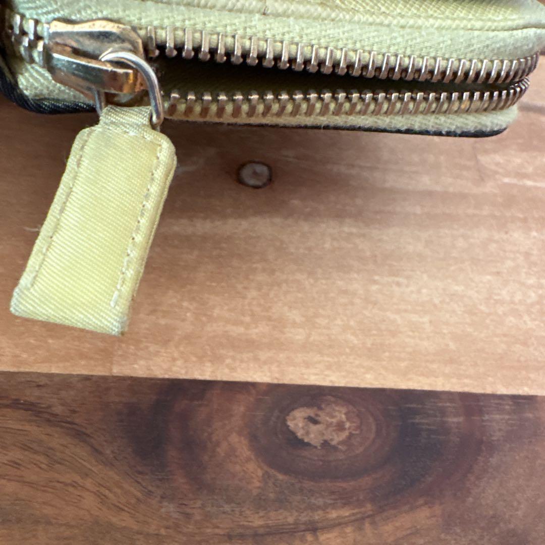 PRADA サフィアーノ　ナイロン　レザー　コンパクトウォレット