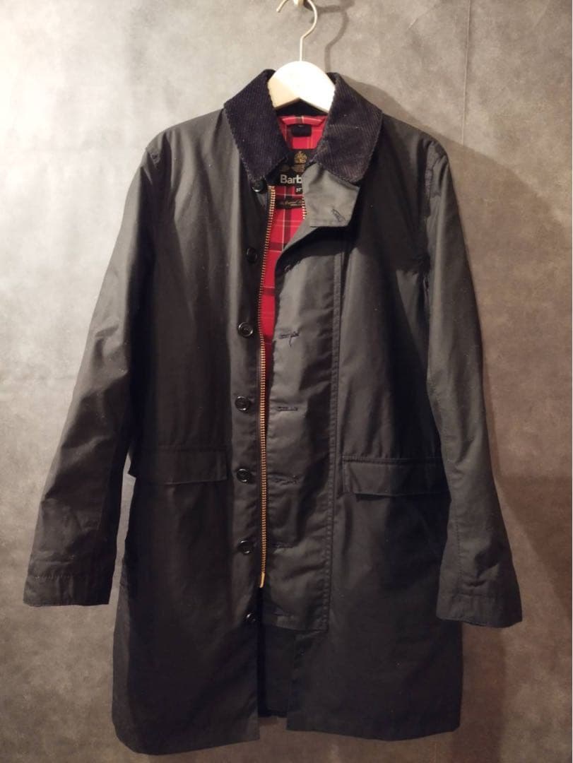 Barbour オイルドコート　ロング　美品　サイズS ブラック