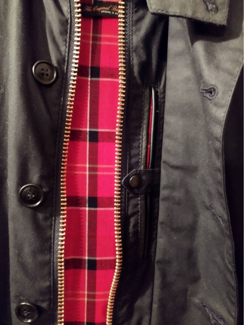 Barbour オイルドコート　ロング　美品　サイズS ブラック