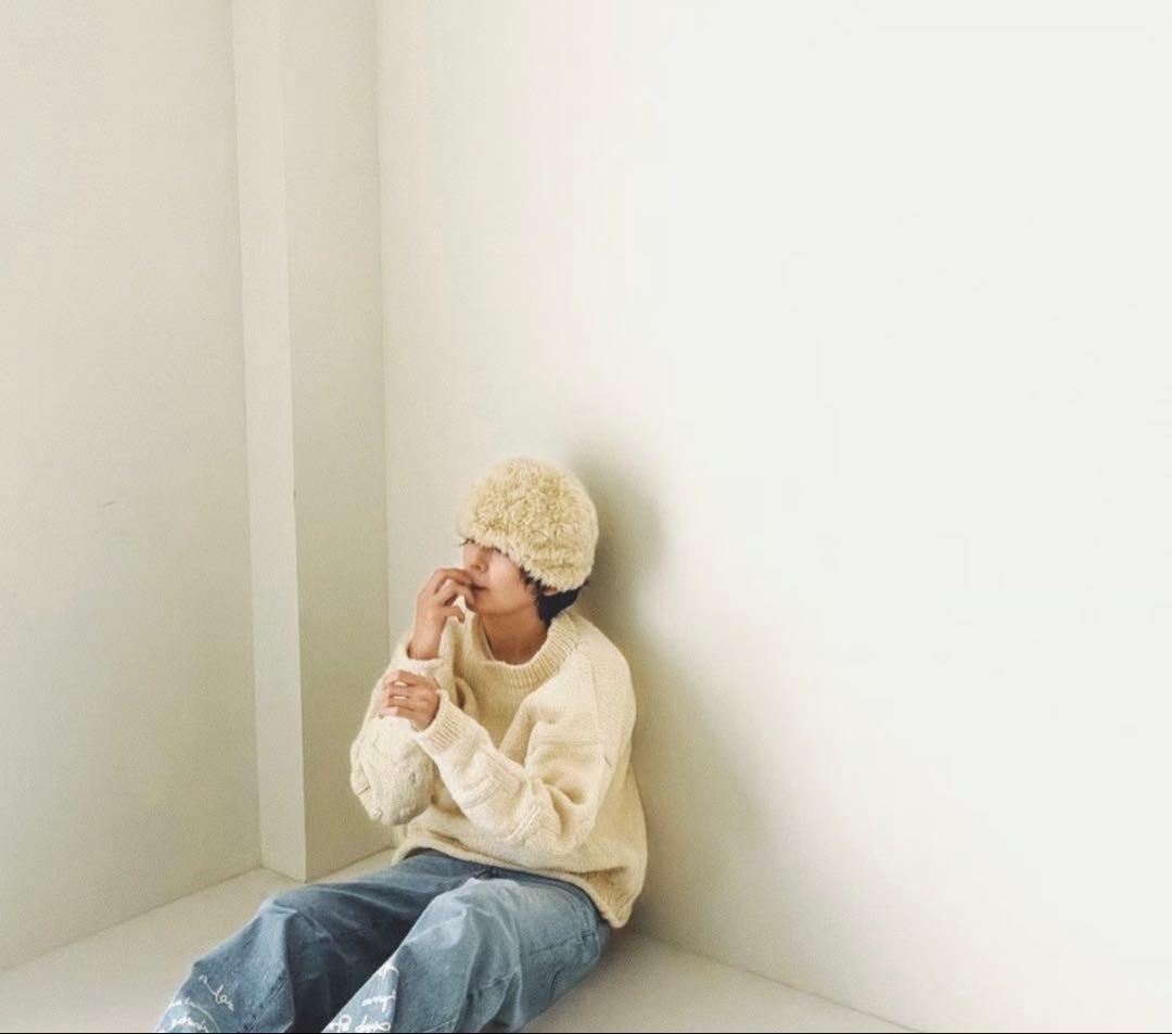 fofofofa TENDER SWEATER　VANILLA