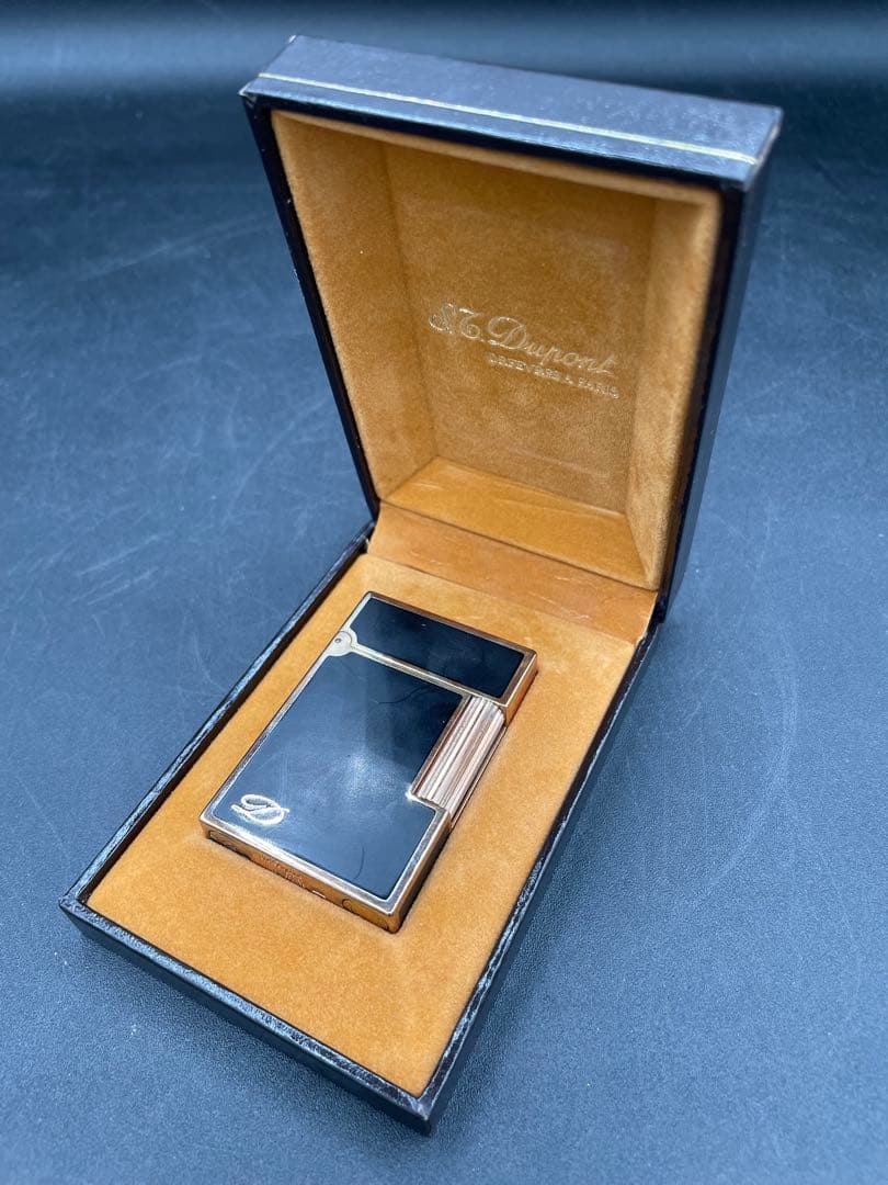 S.T. Dupont ブラック メタル ライター