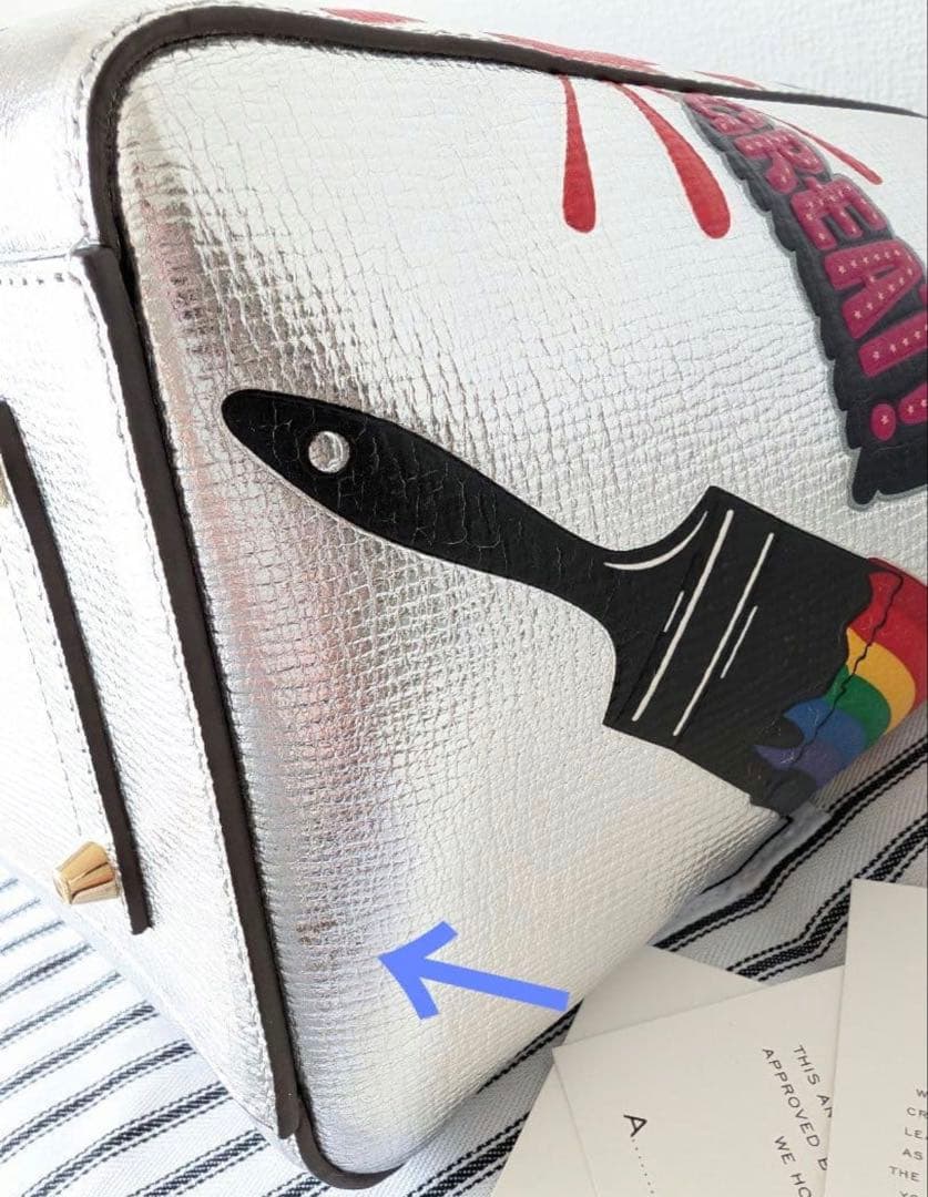 ◎超美品 アニヤハインドマーチ オールオーバー ステッカー トートバッグ❤︎