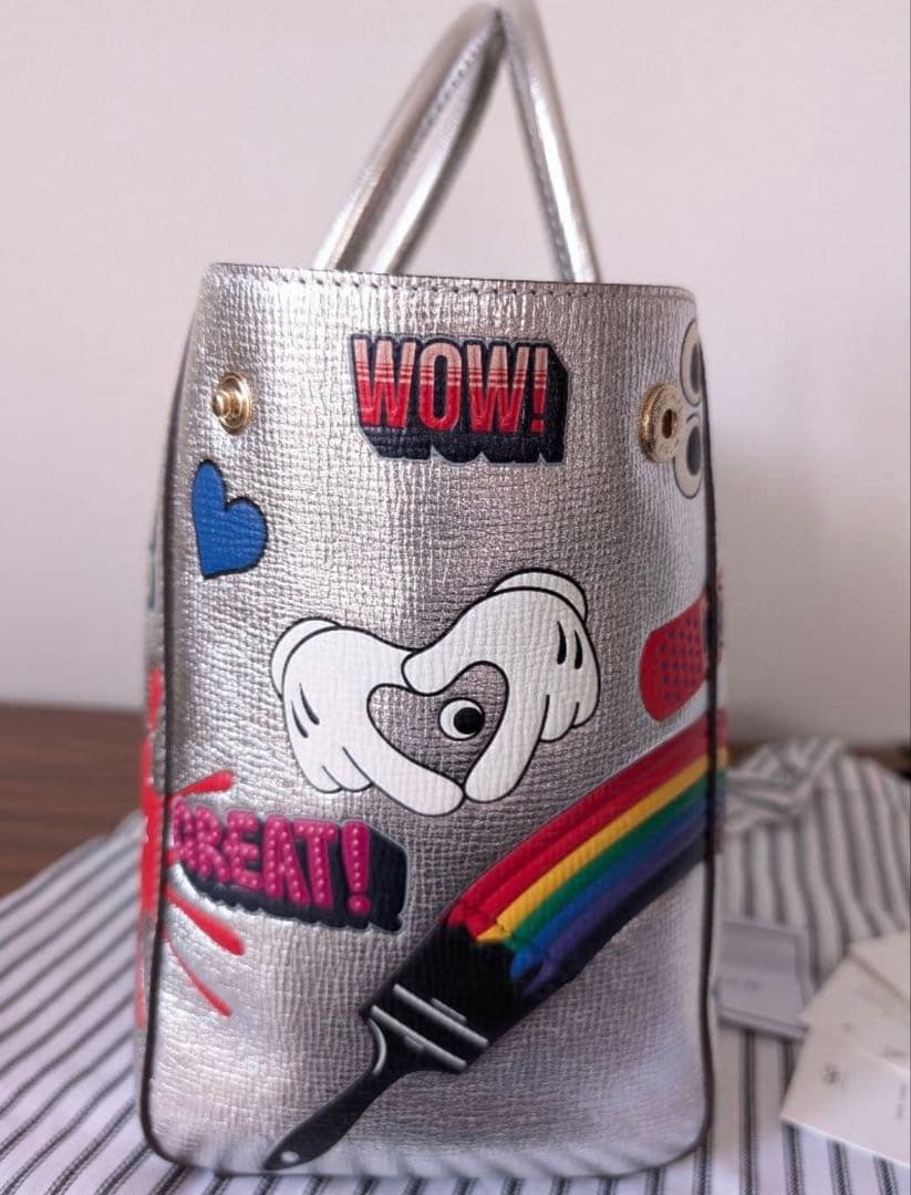 ◎超美品 アニヤハインドマーチ オールオーバー ステッカー トートバッグ❤︎