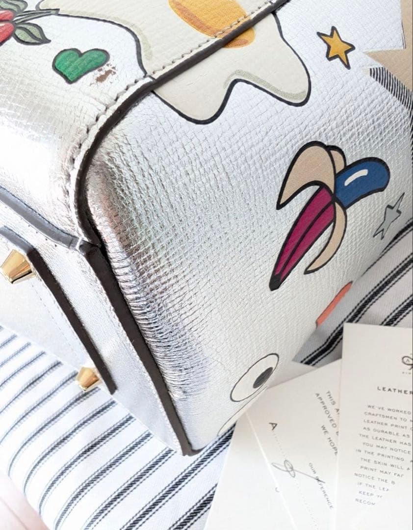 ◎超美品 アニヤハインドマーチ オールオーバー ステッカー トートバッグ❤︎