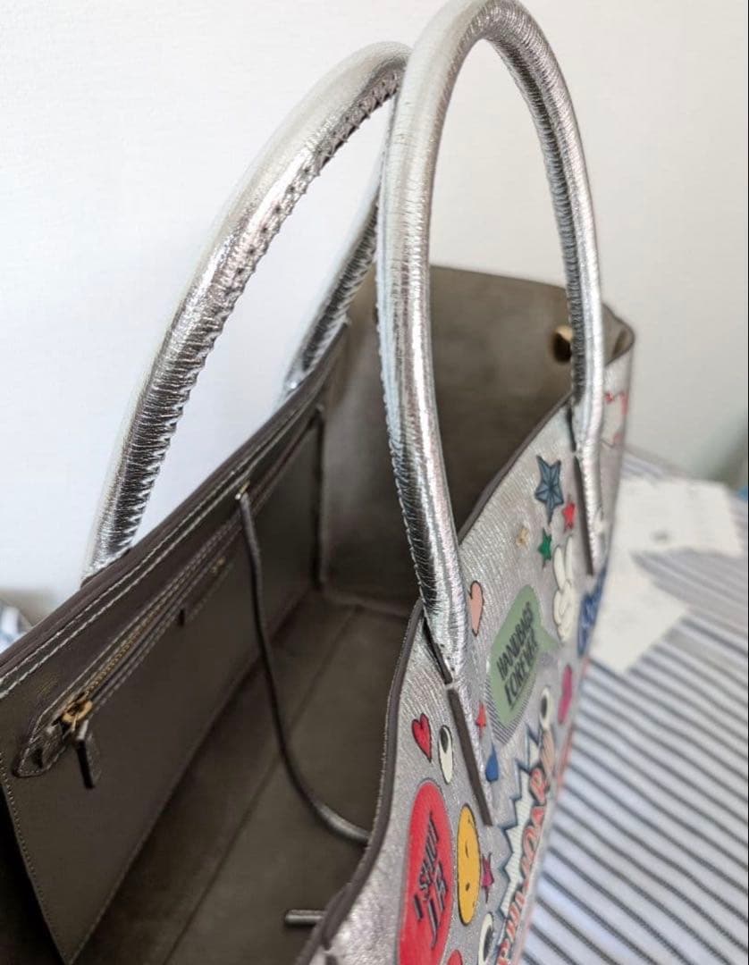 ◎超美品 アニヤハインドマーチ オールオーバー ステッカー トートバッグ❤︎