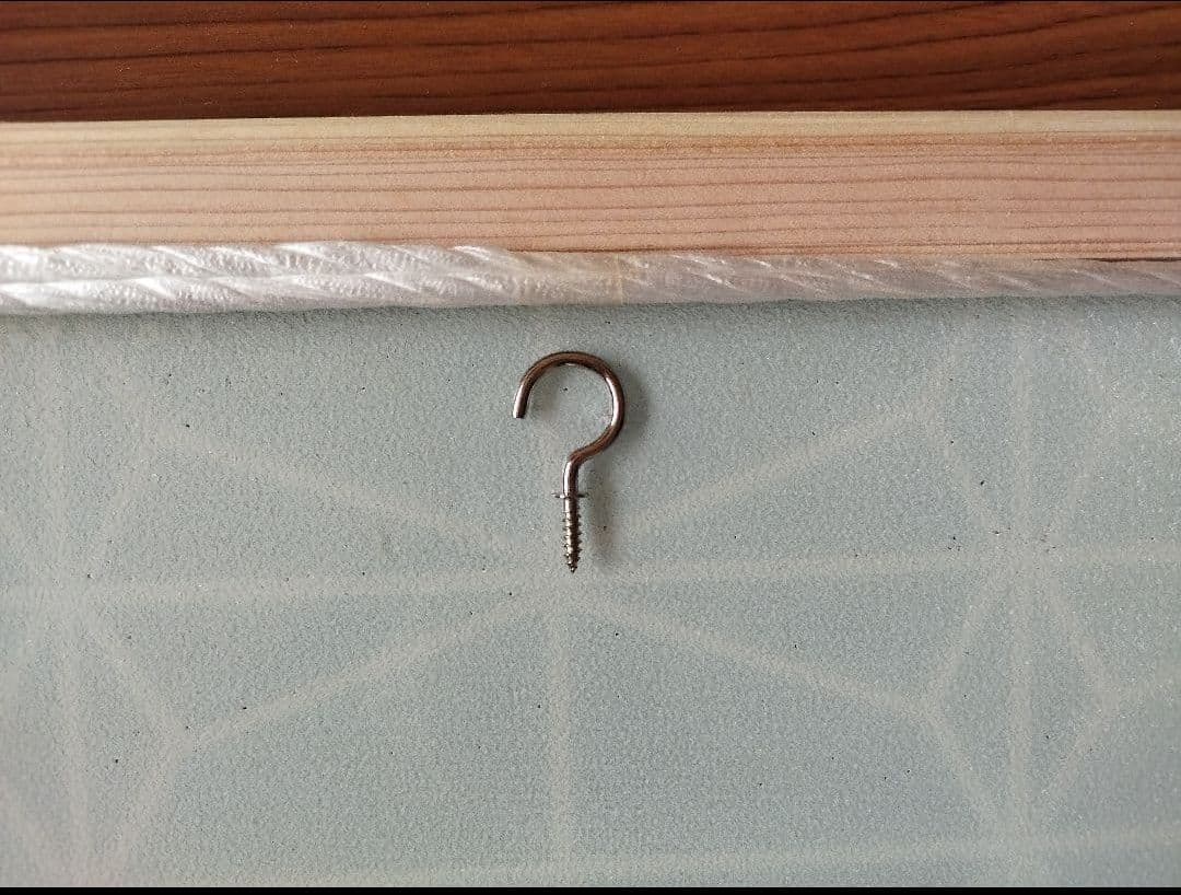 201❣️特価❣️組子クロス　アクリル板入り3枚一組木製額縁