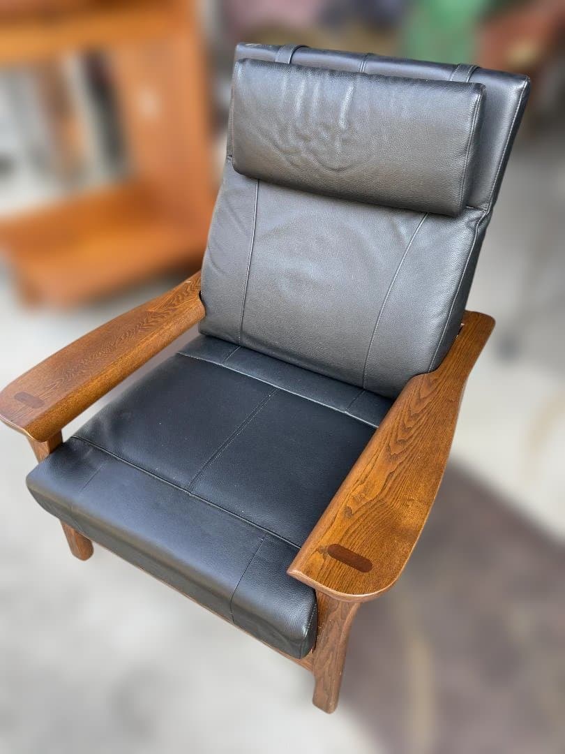 ★状態〇★ 高級 家具 リクライニング アーム チェア 一人掛け ソファ 椅子