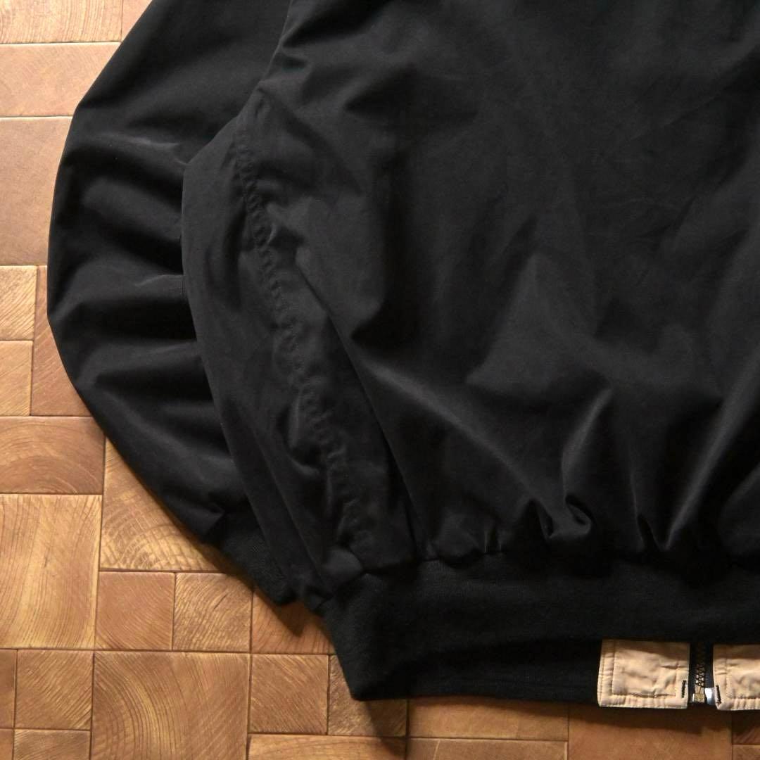 ダ*ー様 00s　US企業ロゴ　スイングトップ　ワークジャケット　ブラック　XL