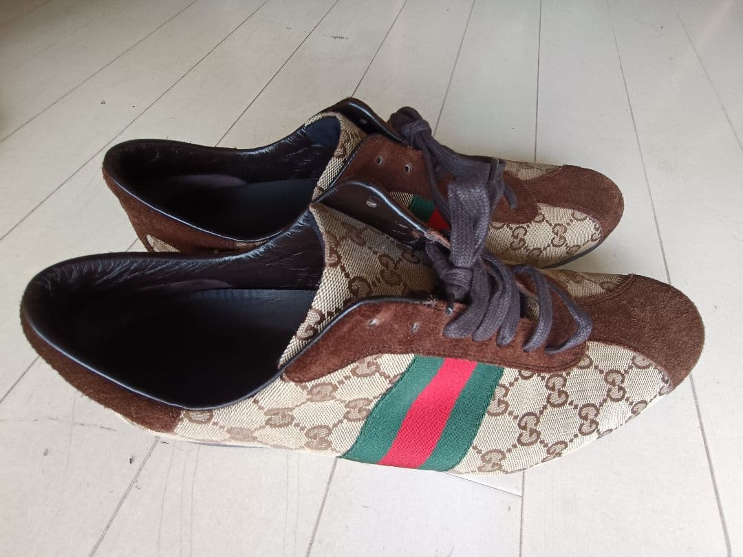 グッチ スニーカー GGキャンバス 31cm (12 1/2)