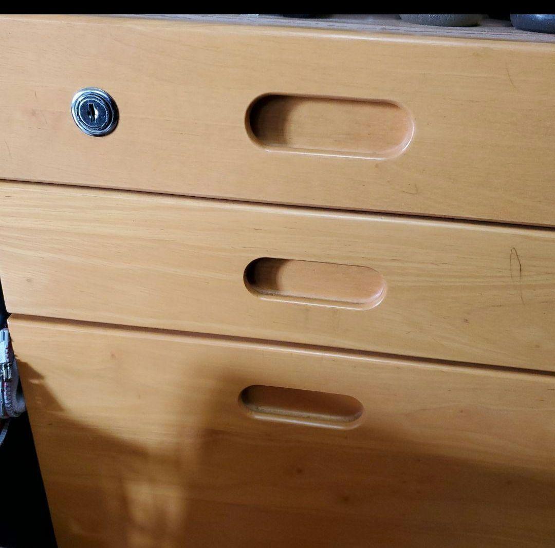 学習机　机+引出+椅子！