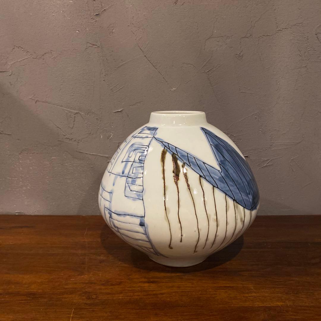 ヴィンテージ フラワーベース オブジェ インテリア アトミック 置物