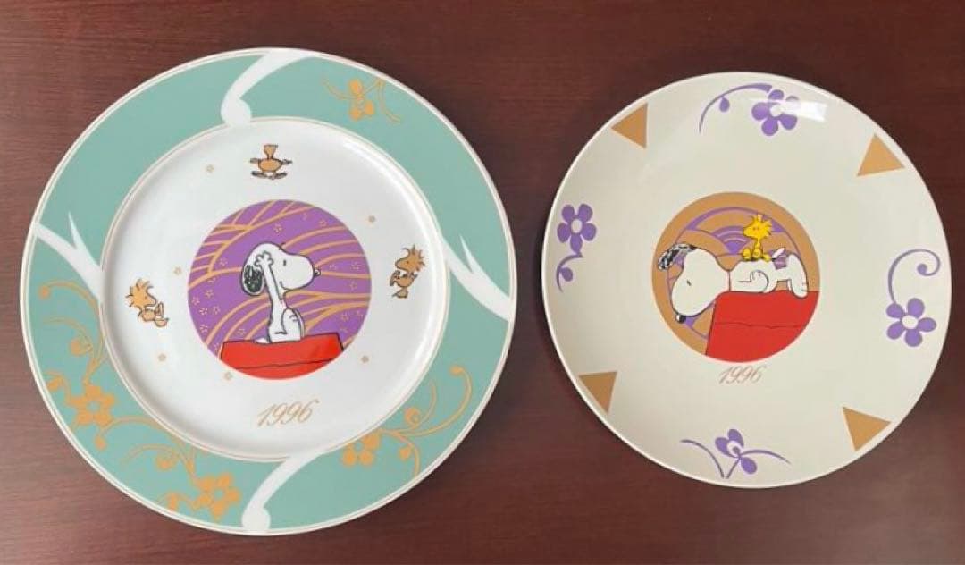 スヌーピー SNOOPY イヤープレート ＊ 大皿 レア 1996