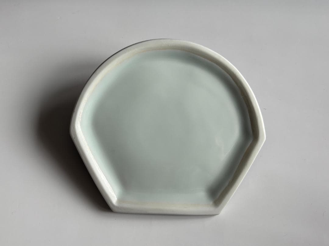 水指　林淡幽　祥瑞　扇面山水　水指　茶道具