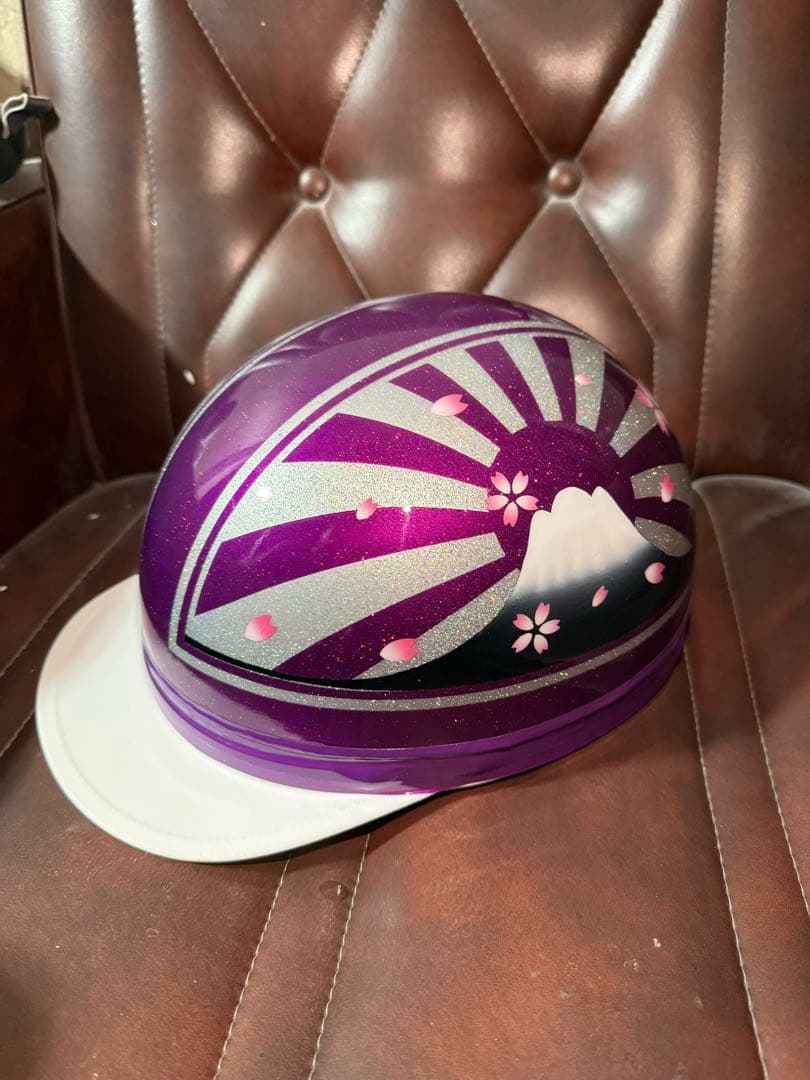 キャンディーパープル　ラメラメ　富士日章　桜　コルク半