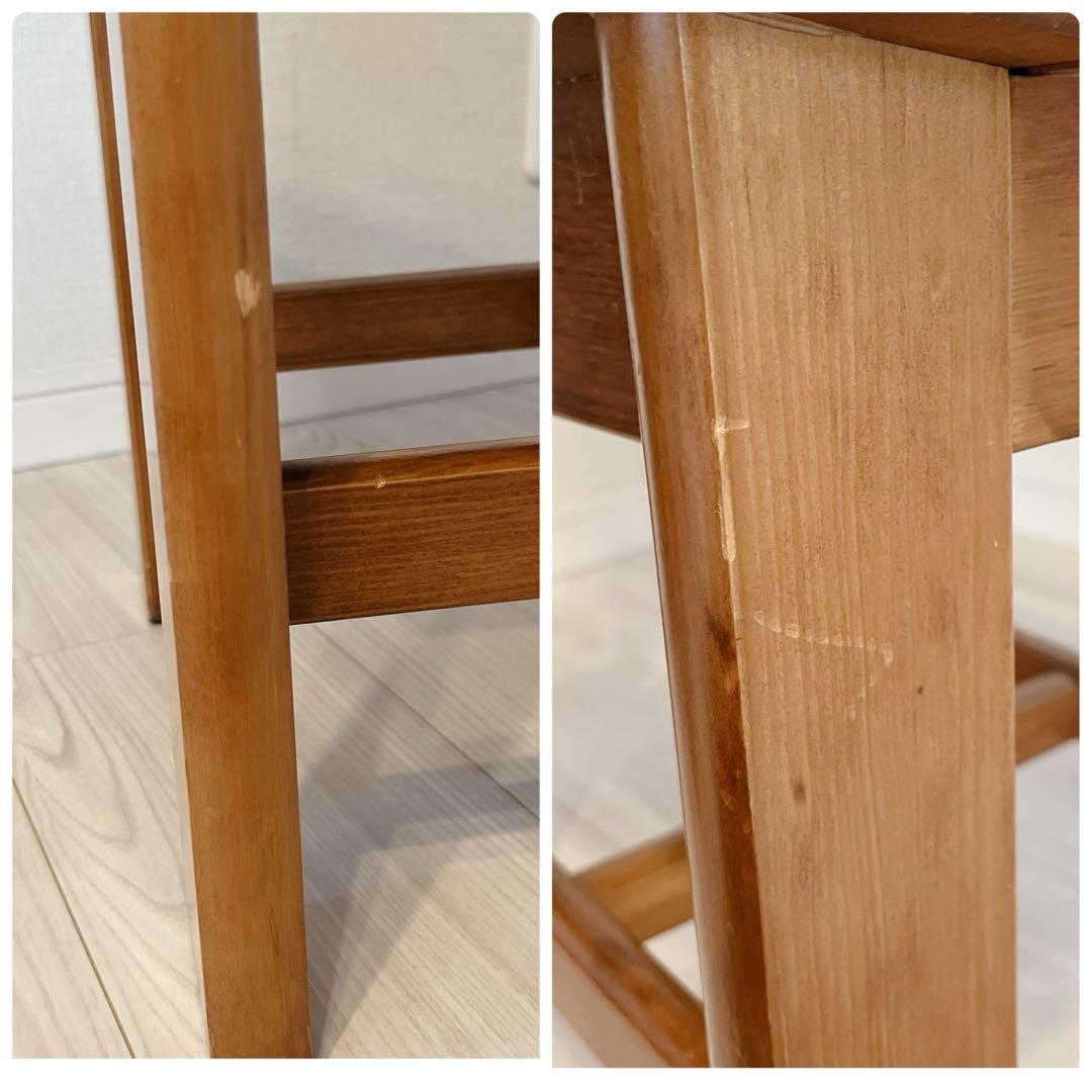 希少 カナディアン ダイニングチェア 2脚 無垢材 クラシック ビンテージ家具