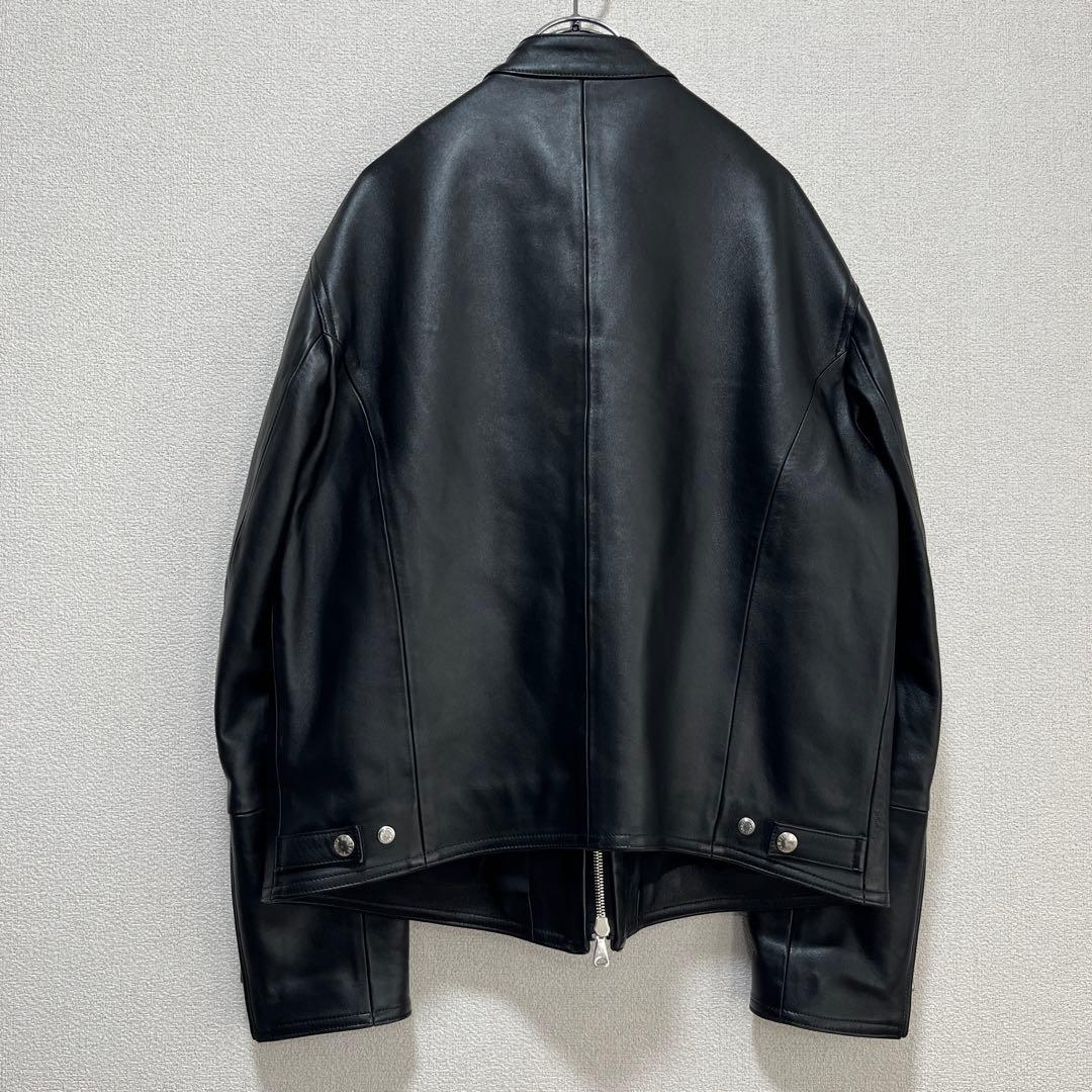 【極美品】EMMETI レザージャケット H UOMO ブラック 52 希少