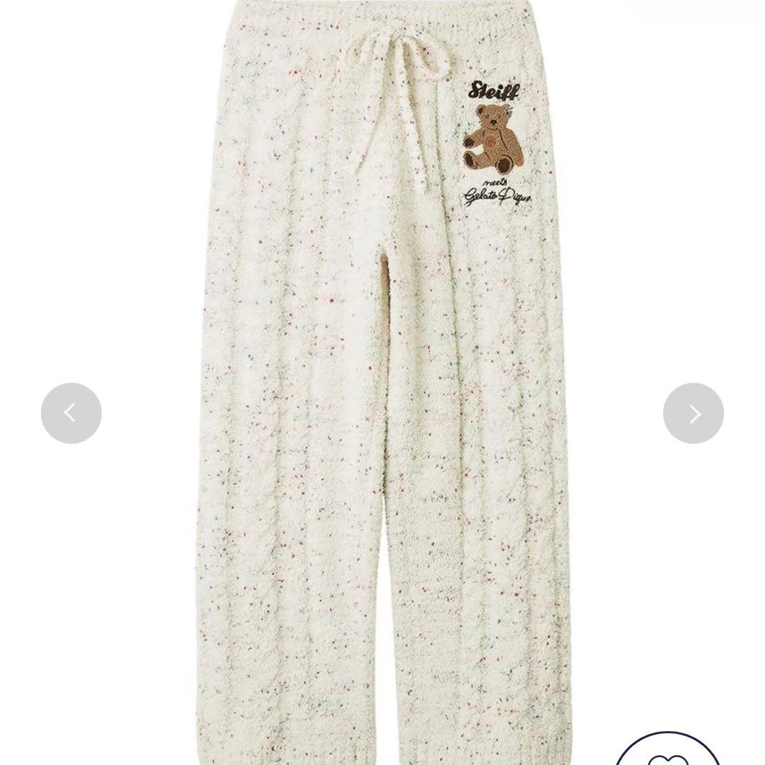 ジェラピケ Steiff gelato piqueパウダーネップ 上下セット