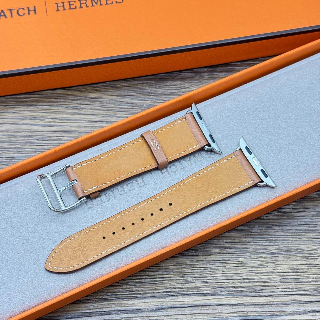 2477 Apple Watch エルメス　ゴールド　ブラウン　HERMES