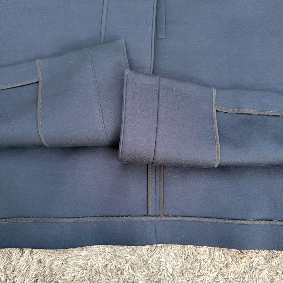 ENFOLD ボンディングフードコート　38 ネイビー